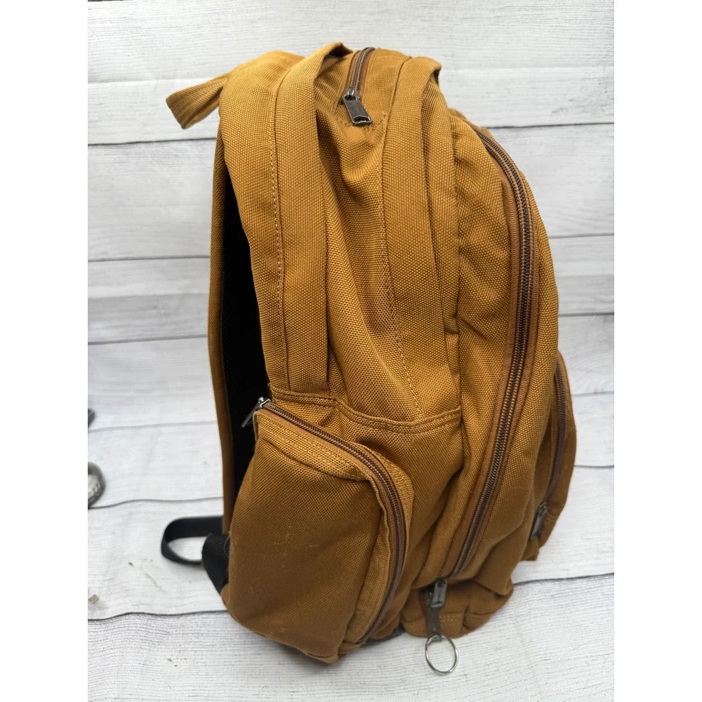 Carhartt Brown Backpack Work School Book Bag‎ Travel Durable